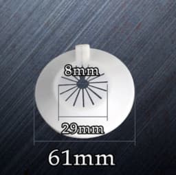 2pcs Plastic wall hole duct cover shower faucet angle valve Pipe plug decoration snap-on Plate kitchen accessories