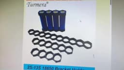 Turmera 10Piece 21700 Lithium Battery Holder Bracket 21700 Spacer 3S 4S 5S 6S 10S 13S Assemble for 36V 48V Electric Bike Battery
