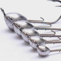 JYJ  0.7g-10g Obtuse angle blood hook for Micro-object auxiliary hook soft worm jig Lure Hook Jig Fishing Tackle Hooks
