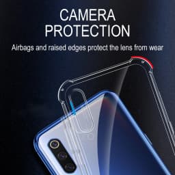 Shockproof Silicone Case For Xiaomi Mi 10 10 Ultra 10T 9 9T 8 Se Pro A1 A2 A3 Lite Clear Soft Cover Airbag Shell Transparent