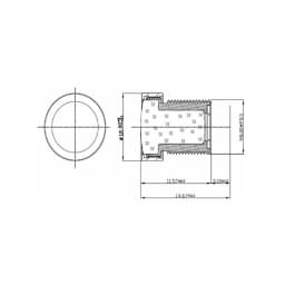 Witrue 2.1mm M8 Lens 1/3 Inch 5MP F2.2 151 Degree with 650nm IR Filter Lenses for CCTV Security Camera Wide Angle 151 Degree