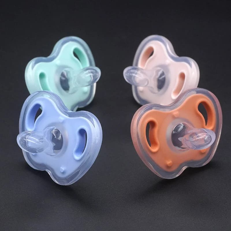 1PCs Appease Pacifiers Baby Candy Colors Safe Food Grade Silicone Cute Baby Nipples Pacifiers