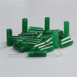 4x13mm Natural Semi-precious Stone Loose Spacer Beads Strands Tube Beads Jewelry Making Accessories DIY Manual Cylindrical Beads