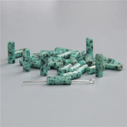 4x13mm Natural Semi-precious Stone Loose Spacer Beads Strands Tube Beads Jewelry Making Accessories DIY Manual Cylindrical Beads