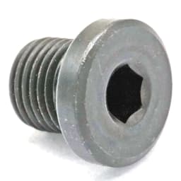 M8x1 M10x1 M10x1.5 M12x1 M12x1.25 M12x1.5 M14x1.5 Carbon Steel End Plug Cap With Flange Hex Socket Hydraulic Steam Oil Gas