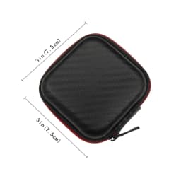 Mini Portable Earphone Case Headphones Bags USB Cable U Disk Storage Carrying Hard Bag for KZ Samsung Wired Headset Box