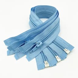 5pcs #5 Open-End  (30- 70 CM ) Nylon Coil Zippers for Sewing  Nylon Zippers Bulk 20 Colors