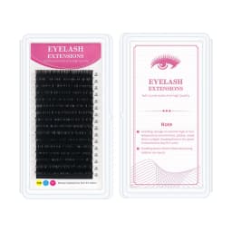 GAHAMACA Classic Individual Eyelash C/CC/D Curl Premade Classic Lashes Extensions Natural Soft Faux Cils Professional Cosmetics