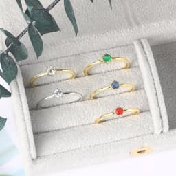 Wedding Bride Rings For Women Mini Cute Yellow Gold Color Jewellry Zircon Engagement Thin Ring Wholesale Jewelry R112