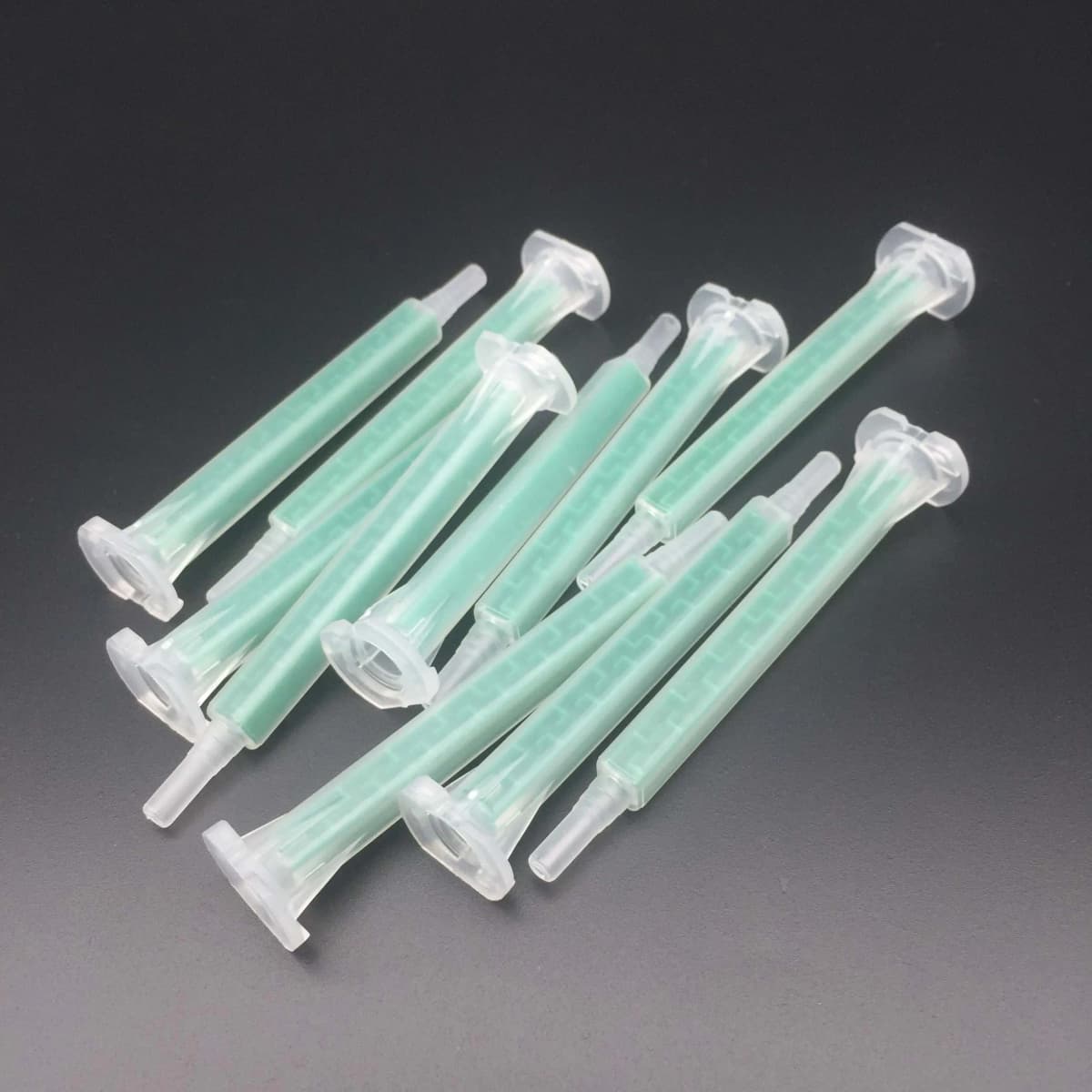 250Pcs Epoxy Static Mixer F6-16 Mixing Tube Resin Glue Mixing Nozzle for 50ml 37ml AB Glue Gun Two Component Liquid Mixing 83mm