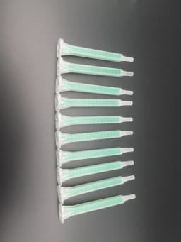 250Pcs Epoxy Static Mixer F6-16 Mixing Tube Resin Glue Mixing Nozzle for 50ml 37ml AB Glue Gun Two Component Liquid Mixing 83mm
