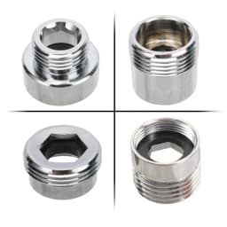 3/4" Female Thread To 1/2" Male Thread Brass Connector Water Gun Adapter Faucet Tap Accessories Garden Hose Repair Pipe Fittings