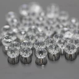 Isywaka B-Multicolor 4*6mm 50pcs Rondelle Austria Faceted Crystal Glass Beads Loose Spacer Round Beads for Jewelry Making