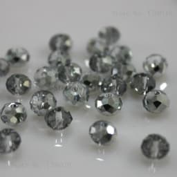 Isywaka B-Multicolor 4*6mm 50pcs Rondelle Austria Faceted Crystal Glass Beads Loose Spacer Round Beads for Jewelry Making