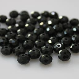 Isywaka B-Multicolor 4*6mm 50pcs Rondelle Austria Faceted Crystal Glass Beads Loose Spacer Round Beads for Jewelry Making