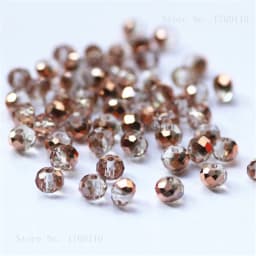 Isywaka B-Multicolor 4*6mm 50pcs Rondelle Austria Faceted Crystal Glass Beads Loose Spacer Round Beads for Jewelry Making