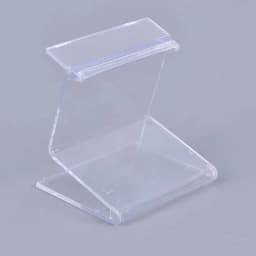 1PCS Acrylic Transparent Display Shelf Mobile book Wallet Glasses Rack single/double layers Jewellery Display Stand Packaging