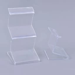 1PCS Acrylic Transparent Display Shelf Mobile book Wallet Glasses Rack single/double layers Jewellery Display Stand Packaging