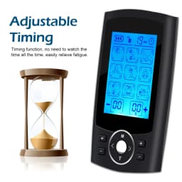 Tens Unit 36 Modes 20 Intensity Electric Stimulation Massager Muscle EMS Therapy Pain Relief Adjustable Lightweight LCD Display