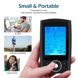Tens Unit 36 Modes 20 Intensity Electric Stimulation Massager Muscle EMS Therapy Pain Relief Adjustable Lightweight LCD Display