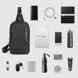 Tigernu Chest Bags For Men Cool Style Men Shoulder Bag 9.7inch IPad Bag Casual Male Crossbody Bag Lightweigt Mini Bags Messenger