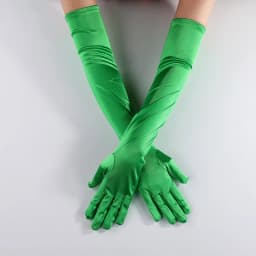 65CM 70CM Lengthen Satin Gloves Women Wedding Evening Party Etiquette Long Gloves Performance Clothing Accessories Mittens T181