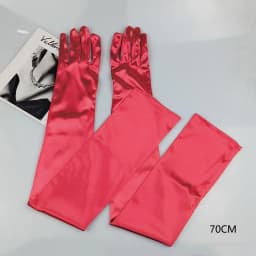 65CM 70CM Lengthen Satin Gloves Women Wedding Evening Party Etiquette Long Gloves Performance Clothing Accessories Mittens T181
