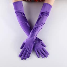 65CM 70CM Lengthen Satin Gloves Women Wedding Evening Party Etiquette Long Gloves Performance Clothing Accessories Mittens T181