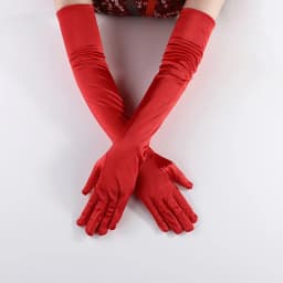 65CM 70CM Lengthen Satin Gloves Women Wedding Evening Party Etiquette Long Gloves Performance Clothing Accessories Mittens T181