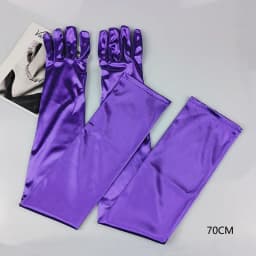 65CM 70CM Lengthen Satin Gloves Women Wedding Evening Party Etiquette Long Gloves Performance Clothing Accessories Mittens T181