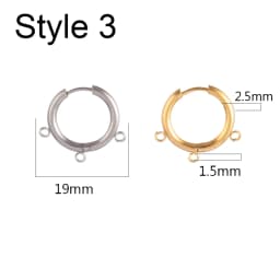 10pcs/Lot 316 Stainless Steel Earring Ear Hoop Earring Hooks French Earrings Making Hoops DIY Jewelry Making Earring Accessories