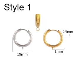 10pcs/Lot 316 Stainless Steel Earring Ear Hoop Earring Hooks French Earrings Making Hoops DIY Jewelry Making Earring Accessories