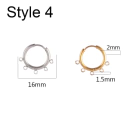 10pcs/Lot 316 Stainless Steel Earring Ear Hoop Earring Hooks French Earrings Making Hoops DIY Jewelry Making Earring Accessories