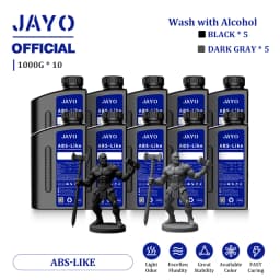 JAYO Standard/ABS-Like/PA-Like/High Temp/Though Resin 10KG 395-405nm UV Curing  Photopolymer Rapid Resin for LCD/DLP 3D Printer
