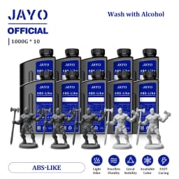 JAYO Standard/ABS-Like/PA-Like/High Temp/Though Resin 10KG 395-405nm UV Curing  Photopolymer Rapid Resin for LCD/DLP 3D Printer