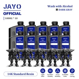 JAYO Standard/ABS-Like/PA-Like/High Temp/Though Resin 10KG 395-405nm UV Curing  Photopolymer Rapid Resin for LCD/DLP 3D Printer