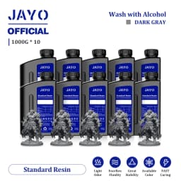JAYO Standard/ABS-Like/PA-Like/High Temp/Though Resin 10KG 395-405nm UV Curing  Photopolymer Rapid Resin for LCD/DLP 3D Printer