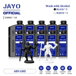 JAYO Standard/ABS-Like/PA-Like/High Temp/Though Resin 10KG 395-405nm UV Curing  Photopolymer Rapid Resin for LCD/DLP 3D Printer