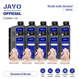JAYO Standard/ABS-Like/PA-Like/High Temp/Though Resin 10KG 395-405nm UV Curing  Photopolymer Rapid Resin for LCD/DLP 3D Printer