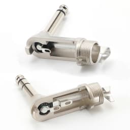 Neutrik's REAN Jack 6.35 TS TRS 90 ° L-shaped Right Angle Plug Stereo / Mono 2 3 Pole 6.5 1/4 Microphone Guitar Audio NYS207 208