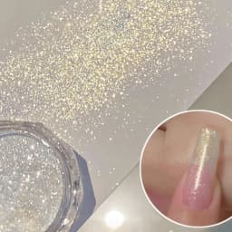 1box Reflective Diamond Glitter Powder Holographic Sparkling Crystal Rhinestones Sequins Chrome Gel Polish Pigment Dust Manicure
