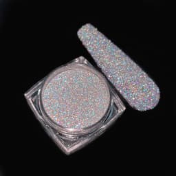 1box Reflective Diamond Glitter Powder Holographic Sparkling Crystal Rhinestones Sequins Chrome Gel Polish Pigment Dust Manicure
