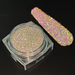 1box Reflective Diamond Glitter Powder Holographic Sparkling Crystal Rhinestones Sequins Chrome Gel Polish Pigment Dust Manicure