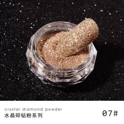1box Reflective Diamond Glitter Powder Holographic Sparkling Crystal Rhinestones Sequins Chrome Gel Polish Pigment Dust Manicure