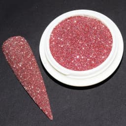 1box Reflective Diamond Glitter Powder Holographic Sparkling Crystal Rhinestones Sequins Chrome Gel Polish Pigment Dust Manicure