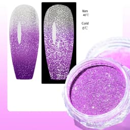 1box Reflective Diamond Glitter Powder Holographic Sparkling Crystal Rhinestones Sequins Chrome Gel Polish Pigment Dust Manicure