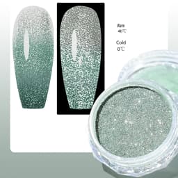 1box Reflective Diamond Glitter Powder Holographic Sparkling Crystal Rhinestones Sequins Chrome Gel Polish Pigment Dust Manicure