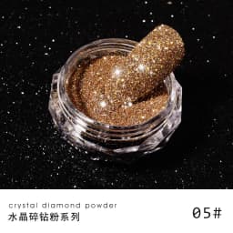 1box Reflective Diamond Glitter Powder Holographic Sparkling Crystal Rhinestones Sequins Chrome Gel Polish Pigment Dust Manicure