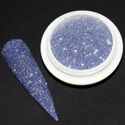 1box Reflective Diamond Glitter Powder Holographic Sparkling Crystal Rhinestones Sequins Chrome Gel Polish Pigment Dust Manicure