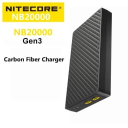 NITECORE NB10000 Gen4 NB20000 Gen3 Portable Mobile Power Bank 20000mAh Carbon Fiber PD/QC3.0 18W Fast Charge for iPhone Xiaomi
